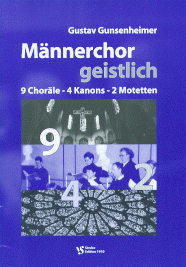 Männerchor geistlich 9 x 4 x 2 