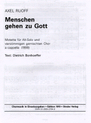 Menschen gehen zu Gott 