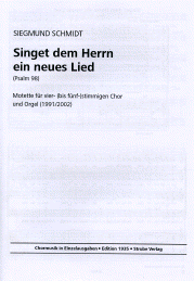Singet dem Herrn ein neues Lied 