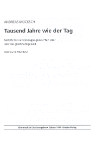 Tausend Jahre wie ein Tag 