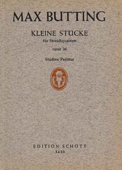 Kleine Stücke op. 26 