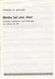 Bleibe bei uns, Herr 