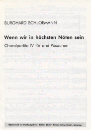 Wenn wir in höchsten Nöten sein 