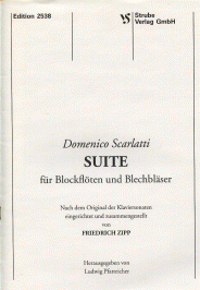 Suite für 4 Blockflöten und Blechbläser 