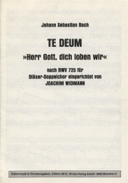 Te Deum nach BWV 725 