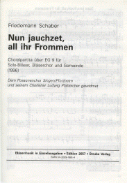 Nun jauchzet, all ihr Frommen 
