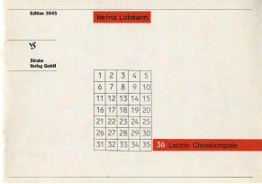 36 leichte Choralvorspiele 