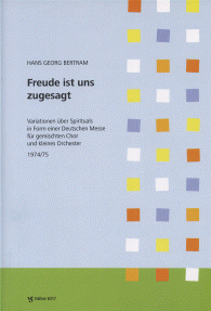 Freude ist uns zugesagt 