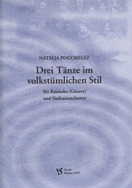 Drei Tänze im volkstümlichen Stil 