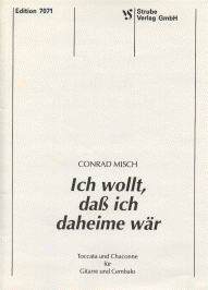 Ich wollt, dass ich daheime wäre 