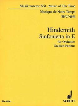 Sinfonietta in E 