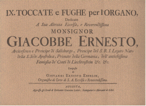 IX. Toccate e Fughe per l'Organo 