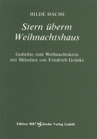 Stern überm Weihnachtshaus 