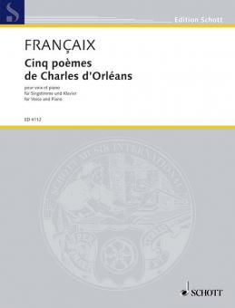 Cinq poèmes de Charles d'Orléans Standard