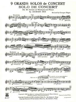 9 Grand Solos De Concert 