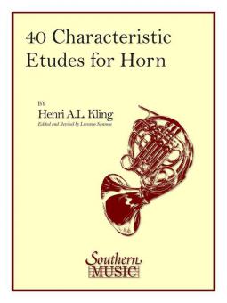 40 Characteristic Etudes for Horn 