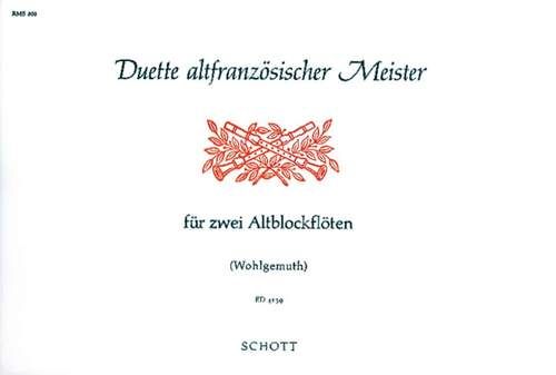 Duette altfranzösischer Meister 