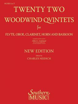 22 Woodwind Quintets (New Edition) 