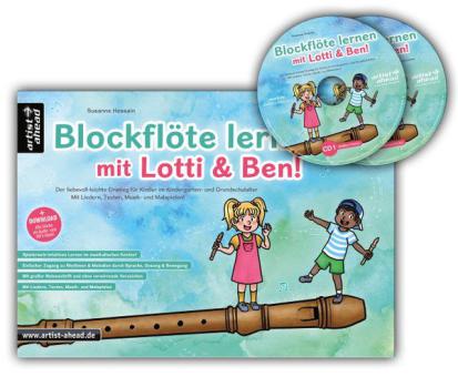Blockflöte lernen mit Lotti & Ben! + 2 Audio-CDs 