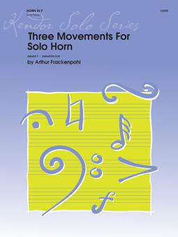 3 Movements for Solo Horn 