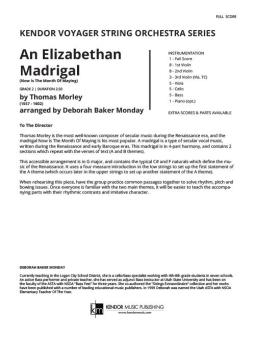 A Elizabethan Madrigaln 