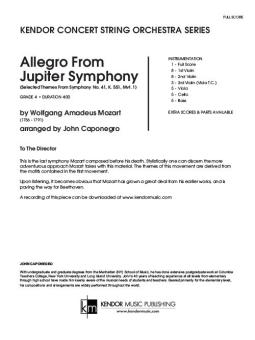 Allegro From Jupiter Symphony 
