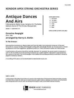Antique Dances And Airs 