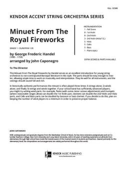 Minuet From The Royal Fireworks 