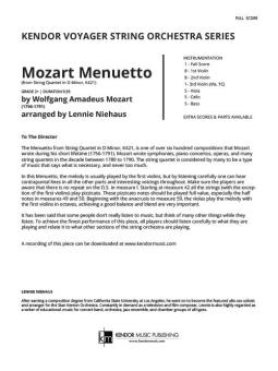 Mozart Menuetto 