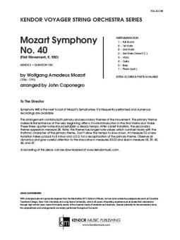 Mozart Symphony No. 40 