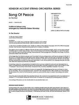 Song Of Peace 