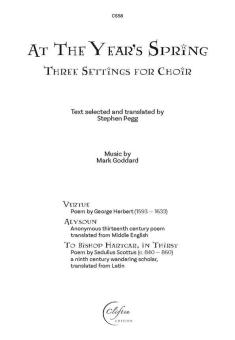 At The Year's Spring 