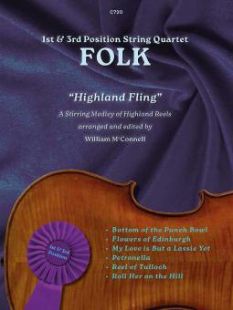 1st & 3rd Position String Quartet: Folk. Highland Fling 