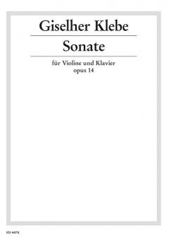 Sonate op. 14 