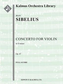Concerto for Violin in D minor op. 47 