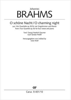 O schöne Nacht op. 92,1 Standard