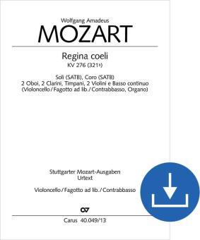 Regina coeli KV 276 (321b) Download