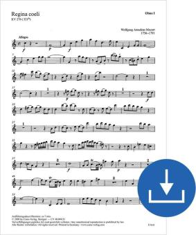 Regina coeli KV 276 (321b) 