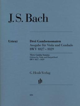 3 Gambensonaten BWV 1027-1029 