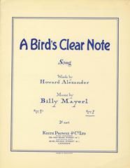 A Bird's Clear Note 