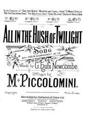 All In The Hush Of Twilight 