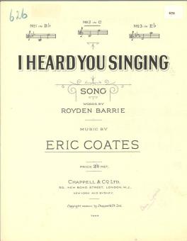 I Heard You Singing 
