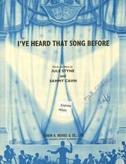 I've Heard That Song Before 