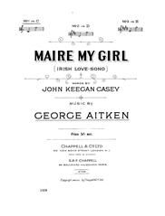 Maire My Girl (Irish Love Song) 
