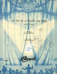 On Such A Night As This 