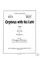 Orpheus With His Lute 