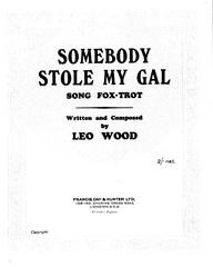 Somebody Stole My Gal 
