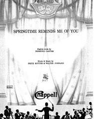 Springtime Reminds Me Of You 