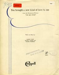 You Brought A New Kind Of Love To Me 