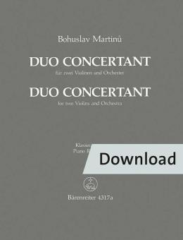 Duo concertant für 2 Violinen und Orchester (1937) Download